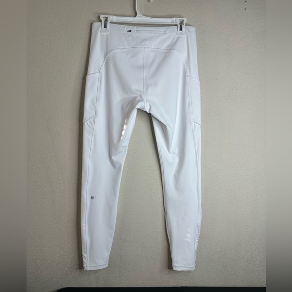 Sold Lululemon Speed Up Tight 28" White Size 10 W5BGJS - Picture 5 of 7